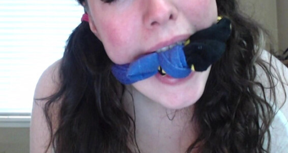 Ballgagged,Big Boobs,Gag Talk,Moaning Fetish,Socks tigger rosey sock gag ManyVids