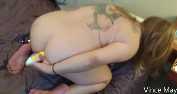 Anal Masturbation,Solo Female,Amateur Solo,Anal,Piercings vmvideo slut jayde fucks her ass with dildo ManyVids